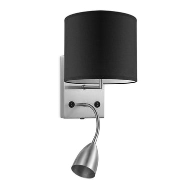 Home Sweet Home Wandlamp - Read, LED Leeslamp, E27, zwart 20cm