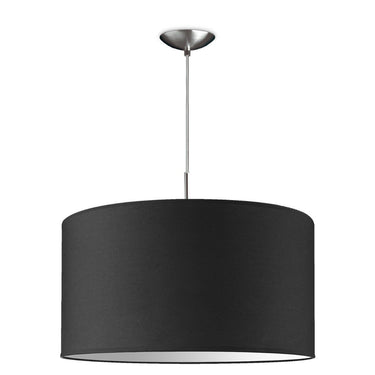 Home Sweet Home hanglamp Tube Deluxe, E27, zwart, 50cm