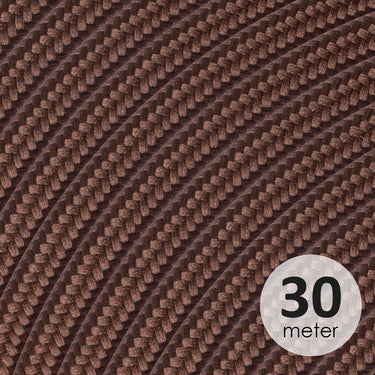 Home Sweet Home Strijkijzersnoer, bruin, rol van 30 meter.