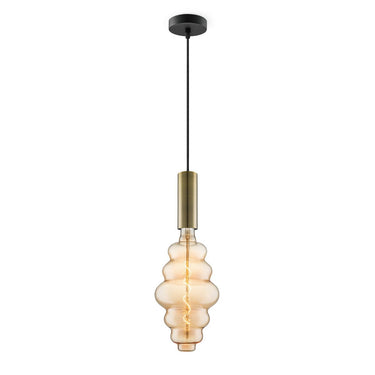 Home Sweet Home hanglamp brons Saga Cloud - G160 dimbaar E27 amber