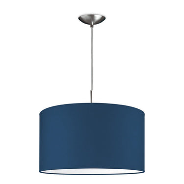 Home Sweet Home hanglamp Tube Deluxe, E27, donkerblauw, 40cm
