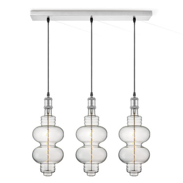 Home Sweet Home hanglamp chroom vintage Diabolo 3L dimbaar E27 helder