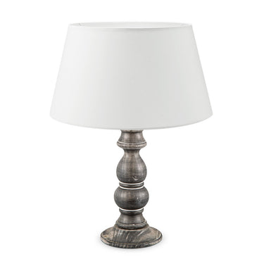 Home Sweet Home Bruin Tafellamp Largo met Witte Lampenkap