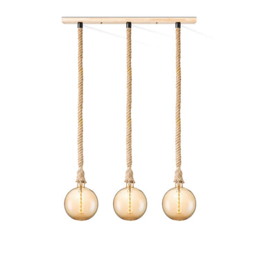 Home Sweet Home hanglamp Leonardo - 3 LED lamp - dimbaar E27 amber