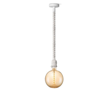Home Sweet Home hanglamp wit Leonardo - - dimbaar E27 amber