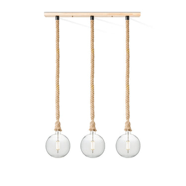 Home Sweet Home hanglamp Leonardo Globe - 3L G125 - dimbaar E27 helder