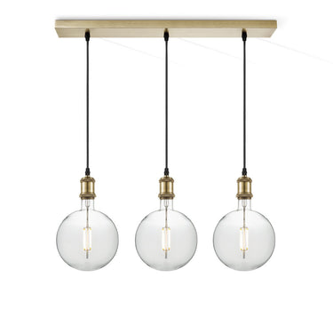 Home Sweet Home hanglamp vintage Globe LED 3L G125 dimbaar E27 helder