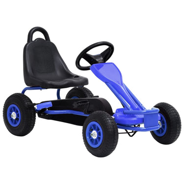 Kart à pédales avec pneus Bleu