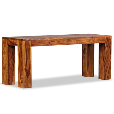 Bench 110x35x45 cm solid sheesham wood