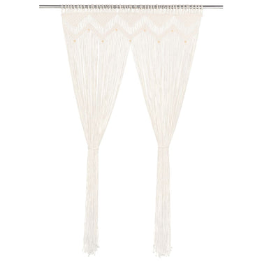 Gordijn macramé 140x240 cm katoen