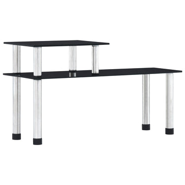 Étagère de cuisine Noir 45x16x26 cm Verre trempé