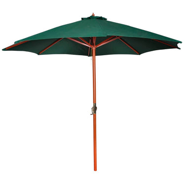 Parasol met houten paal 300 cm antraciet