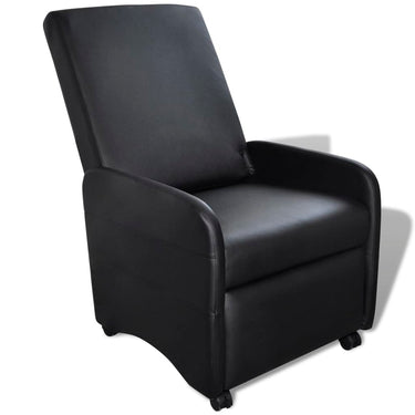 Fauteuil pliable en simili cuir