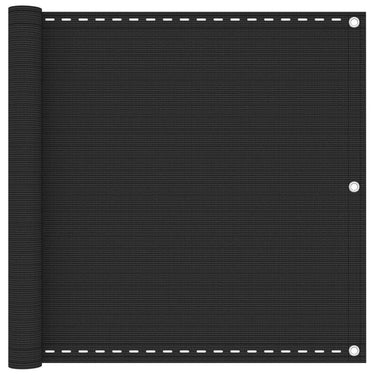 Balkonsichtschutz HDPE 90x600 cm Anthrazit