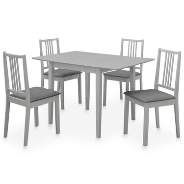 5-piece Dining Set MDF gray