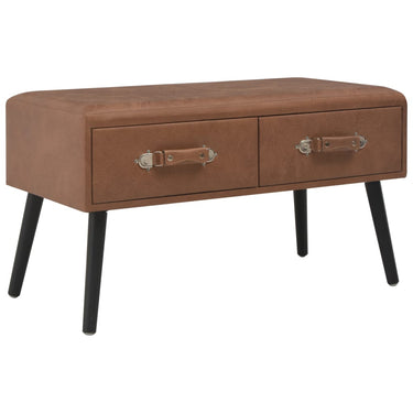 Bank with drawers 80 cm faux leather