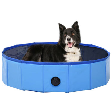 Piscine pliable pour chiens Rouge 200x30 cm PVC