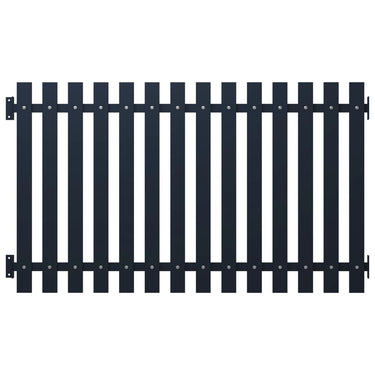 Schuttingpaneel 170,5x75 cm gepoedercoat staal antraciet