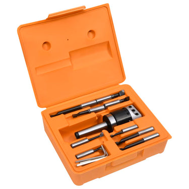 15-piece Drill Tool Set with MT2-F1-12 drill chuck 50 mm
