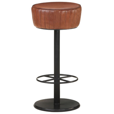 Tabouret de bar Marron Cuir véritable