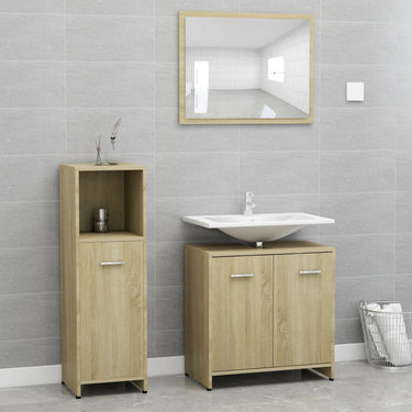 Ensemble de meubles de salle de bain 3 pièces en bois