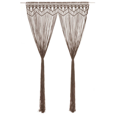 Gordijn macramé 140x240 cm katoen