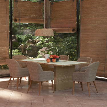 7-delige Tuinset poly rattan
