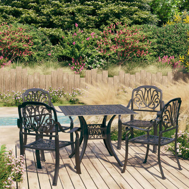 3-piece Bistro set cast aluminum