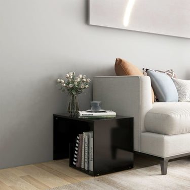 Bijzettafel 59x36x38 cm bewerkt hout