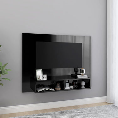 Tv-wandmeubel 120x23,5x90 cm bewerkt hout