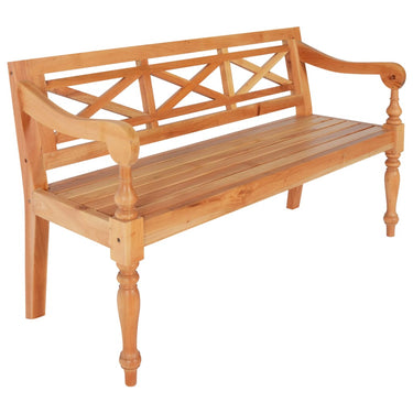 Bank Batavia 98 cm solid mahogany wood