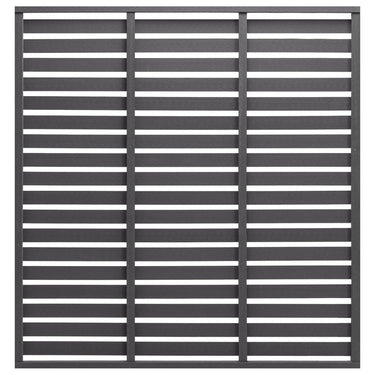 Panneau de clôture WPC 180x180 cm Gris