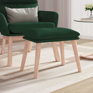 Voetenbank 45x29,5x35 cm stof crèmekleurig