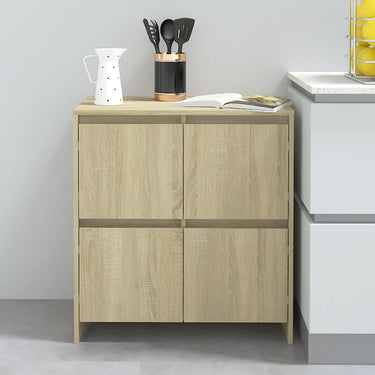Sideboard Hochglanz-Weiß 70x41x75 cm Holzwerkstoff