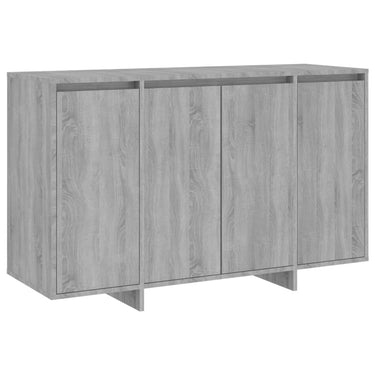 Buffet chêne fumé 120x41x75 cm bois d'ingénierie