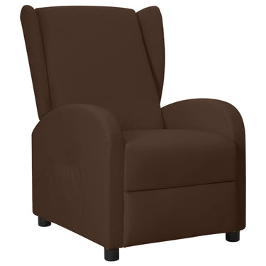 Fauteuil inclinable Marron Similicuir