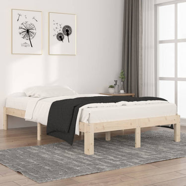 Bedframe solid pine wood 120x200 cm