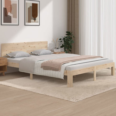 Solid wood bedframe 75x190 cm