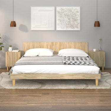 Nachttisch Braun Eichen-Optik Holzwerkstoff