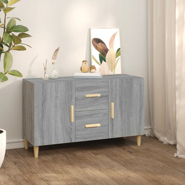Sideboard Grau Sonoma 100x36x60 cm Holzwerkstoff
