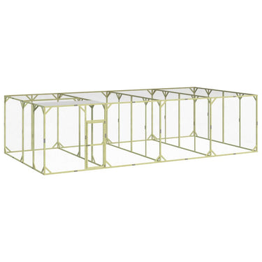 Hühnerstall 800x400x200 cm Massivholz Kiefer Imprägniert