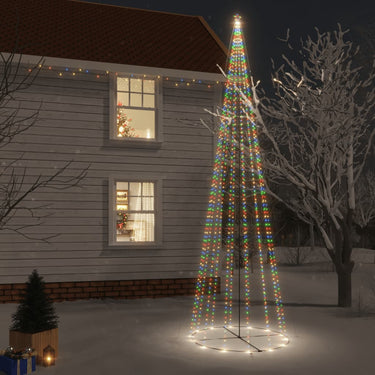 Kegelkerstboom 108 LED's 70x180 cm blauw