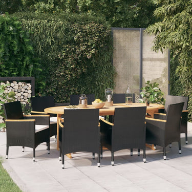 9-piece Garden Set with cushions
