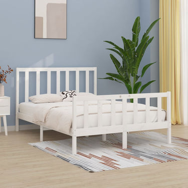 Solid wood bedframe 135x190 cm