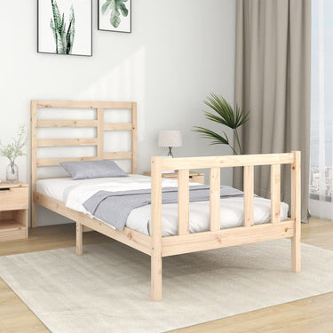 Solid wood bedframe 120x190 cm