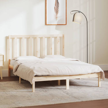 Bedframe solid pine wood 140x190 cm