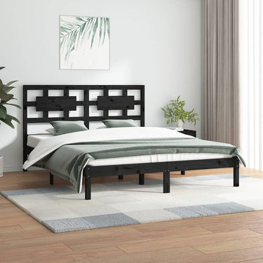 Bedframe solid pine wood 90x200 cm