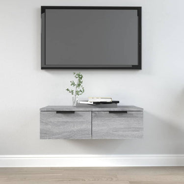 Wandkast 68x30x20 cm bewerkt hout