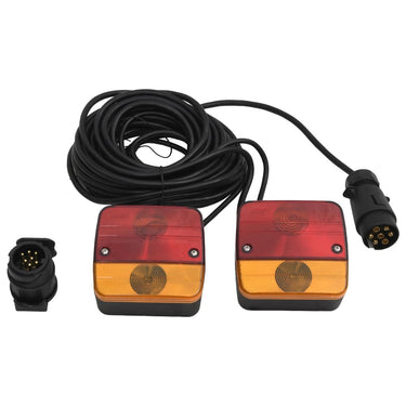 Trailer lights 2 pcs classic bulb 12 V 10.5x5x9.5 cm red