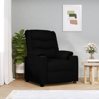 Fauteuil réglable simili cuir noir